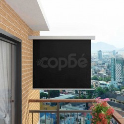 Вертикална тента за балкон мултифункционална 150х200 см черна