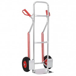 Ръчна количка с дръжки, 49,5x45x118 см, алуминий, 150 кг