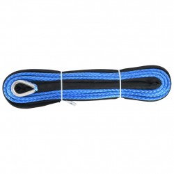 Въже за лебедка, синьо, 9 мм х 26 м
