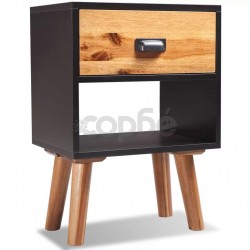 Дървено нощно шкафче, 40x30x58 cм