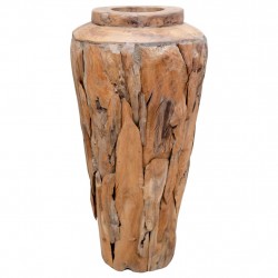 Декоративна ваза, 40x60 см, тиково дърво масив