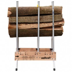 wolfcraft Стойка за рязане на дърва с верижни триони, 5121000 