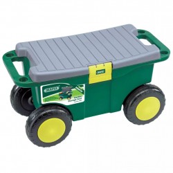 Draper Tools Градинска количка седалка 56x27,2x30,4 см зелена 60852
