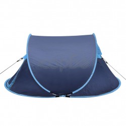 Pop up къмпинг палатка за 2 души нейви/светлосиньо
