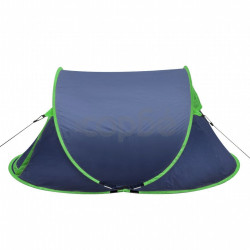 Pop up къмпинг палатка за 2 души нейви/зелено