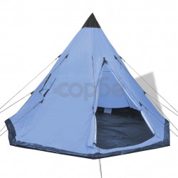 4-месна палатка, синя