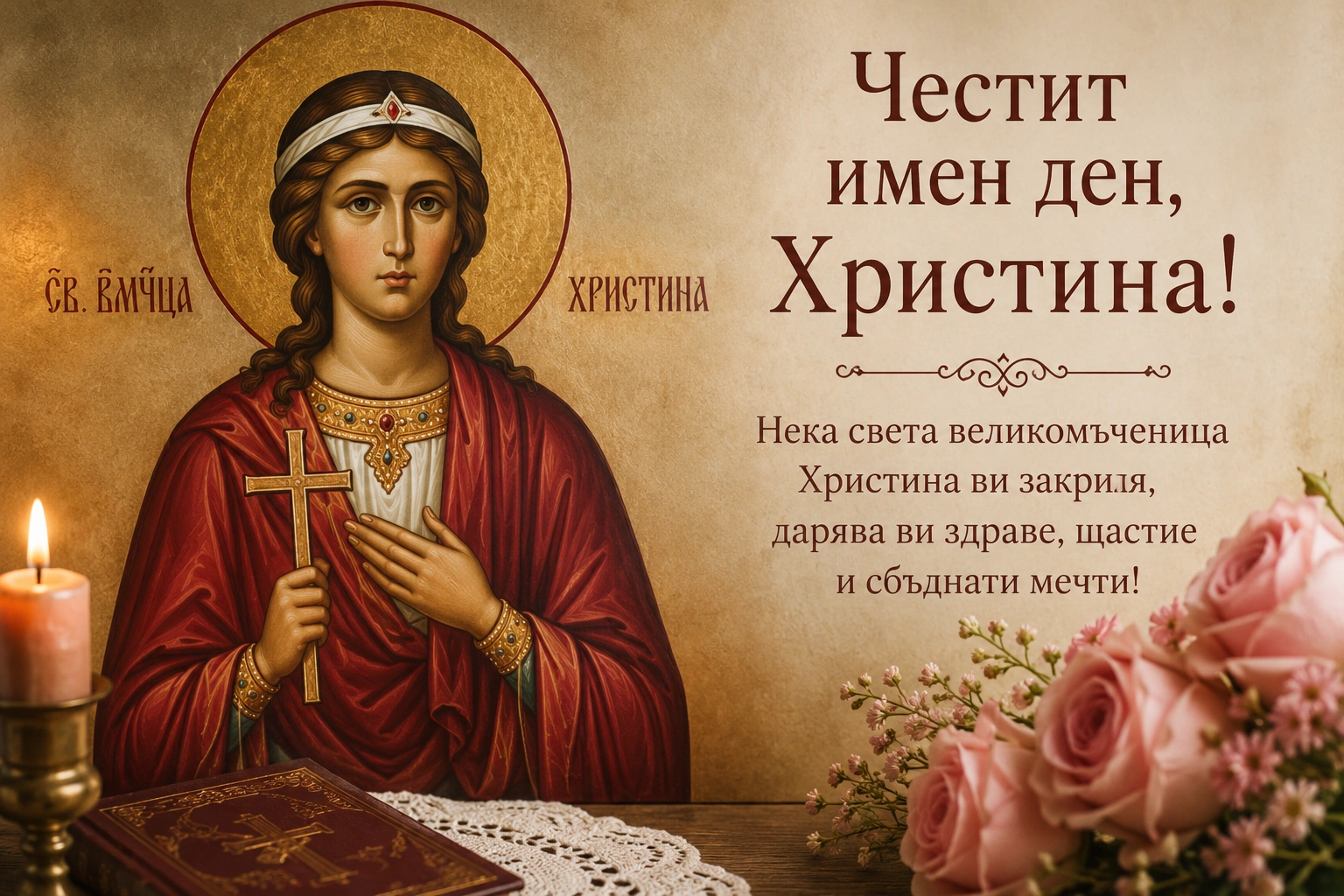 Христина имен ден