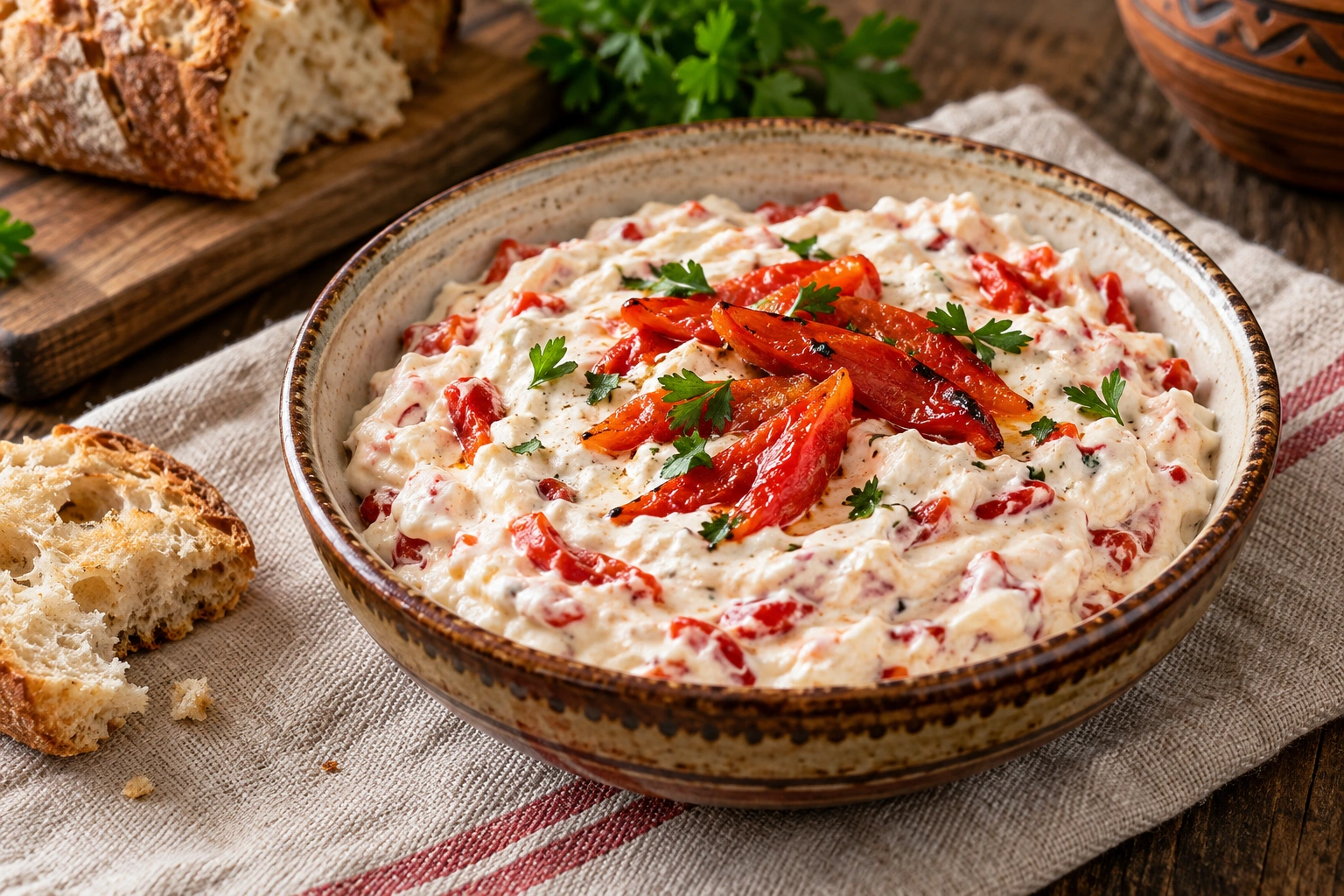 Катък с печени чушки