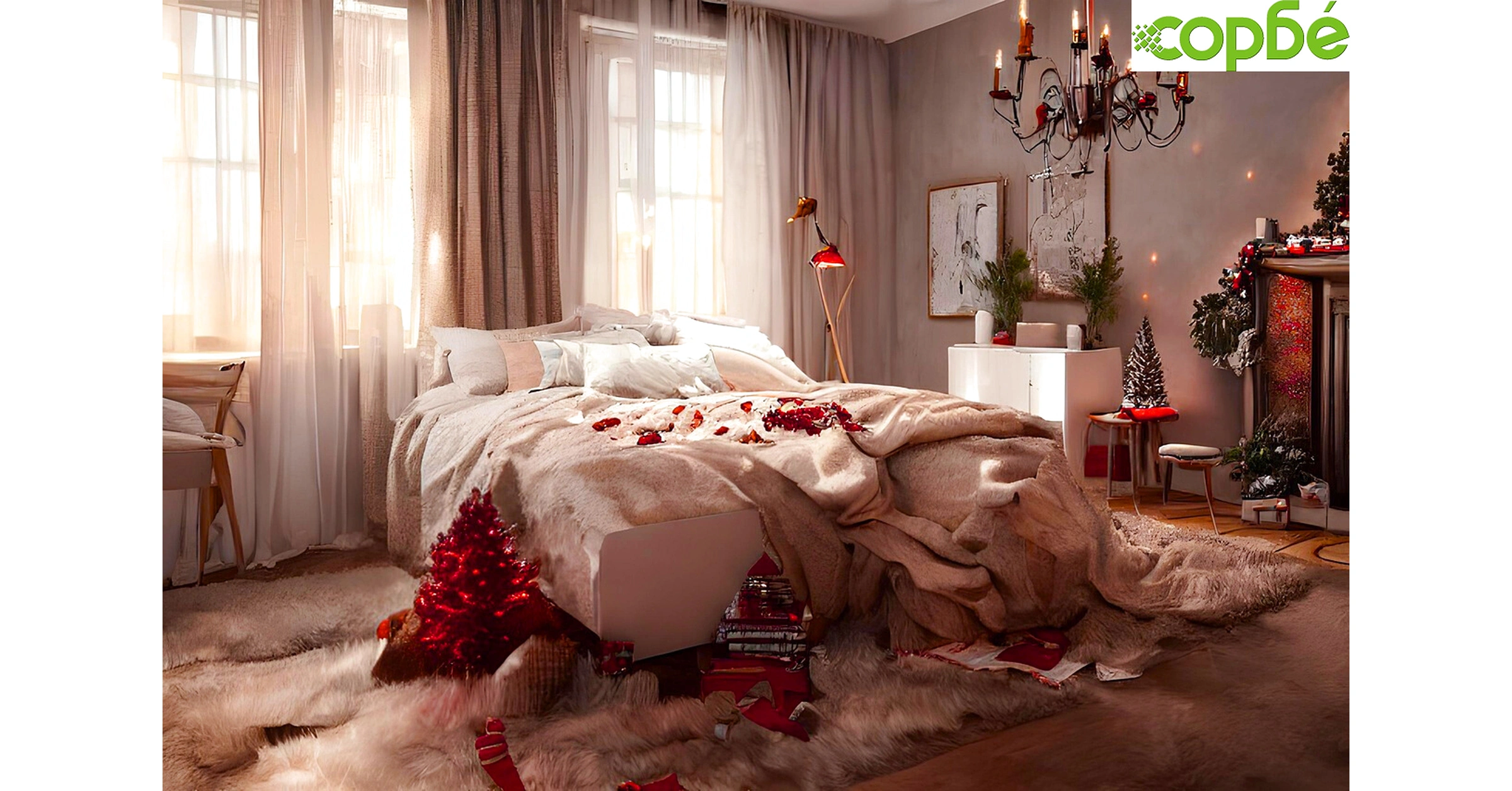 Коледна спалня - как да я украсим