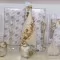 Ритуални чаши и украсени бутилки за сватба