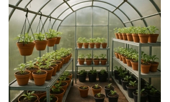 Как да организирам пространството в малка оранжерия?