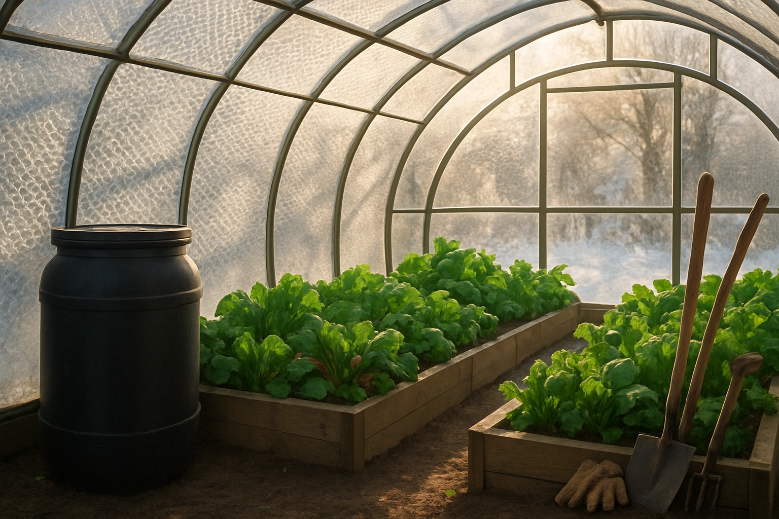 Как да задържите топлината в оранжерията?