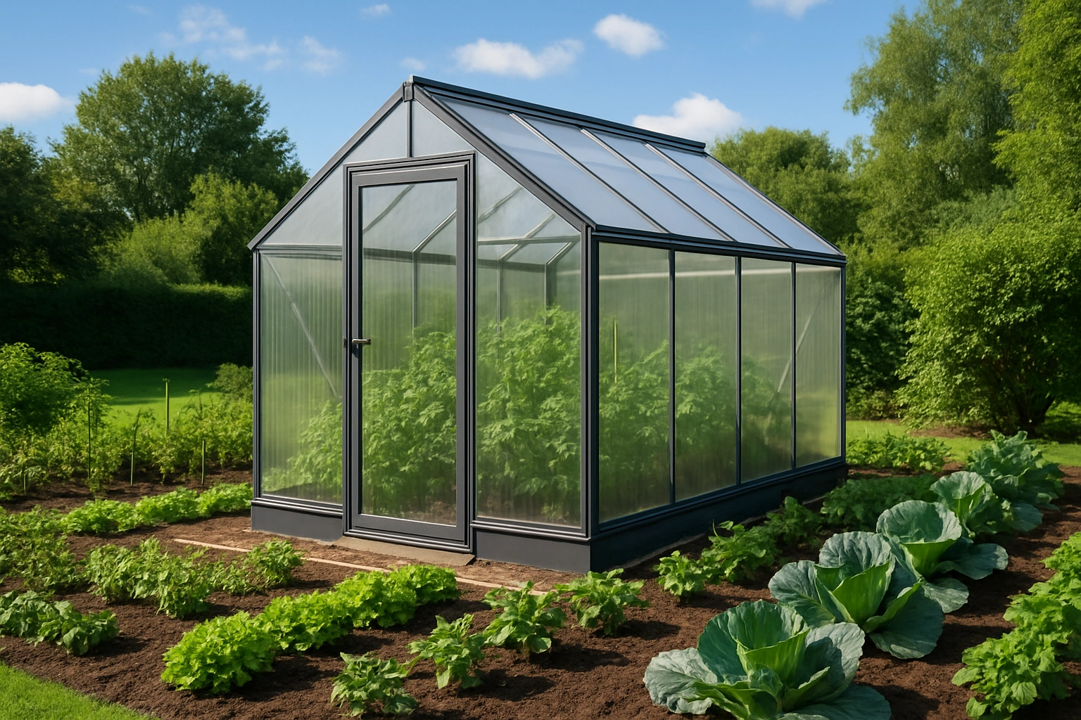 Какъв материал е най-добър за оранжерия?