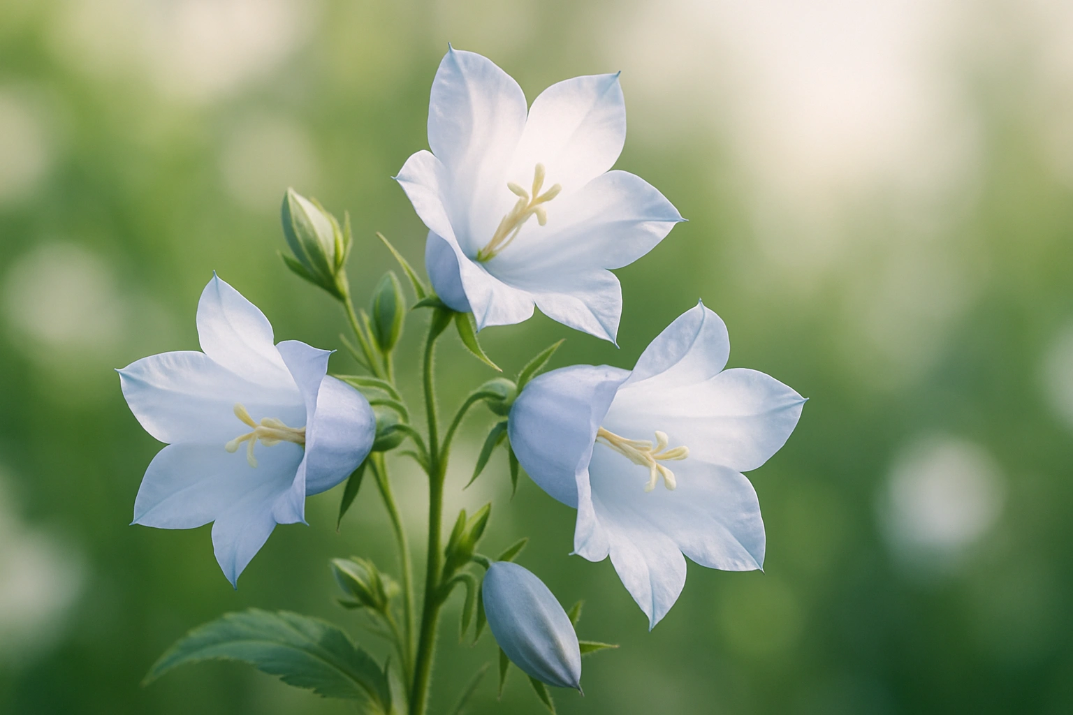 Кампанула цвете