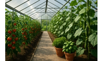 Кои растения са най-подходящи за отглеждане в оранжерия?