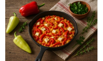Миш маш с печени чушки