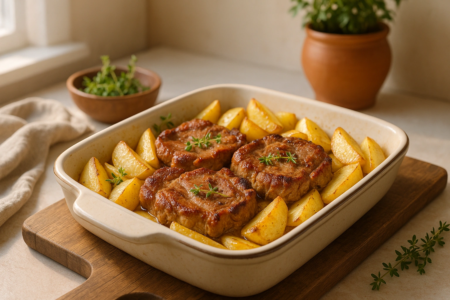 Най вкусните вратни пържоли на фурна