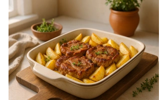 Най вкусните вратни пържоли на фурна