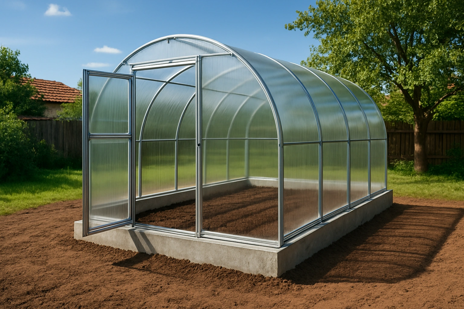 Нужна ли е основа за оранжерия?