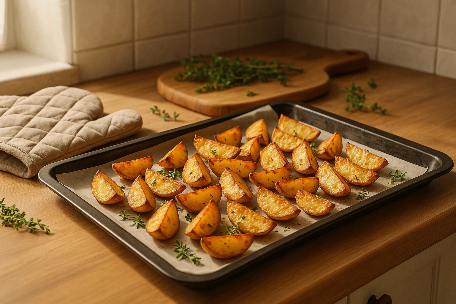 Печени картофки на фурна