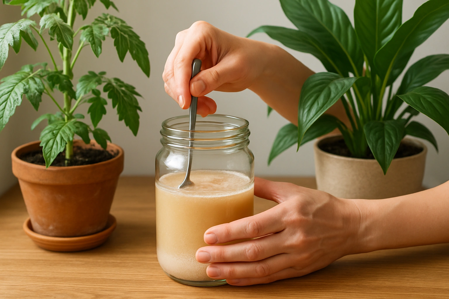 Поливане с мая и захар