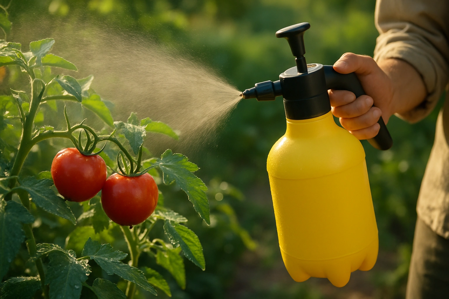 Пръскане на доматите