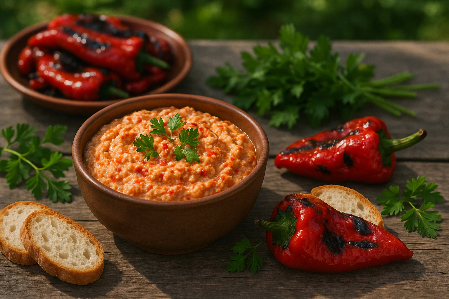 Разядка с печени чушки