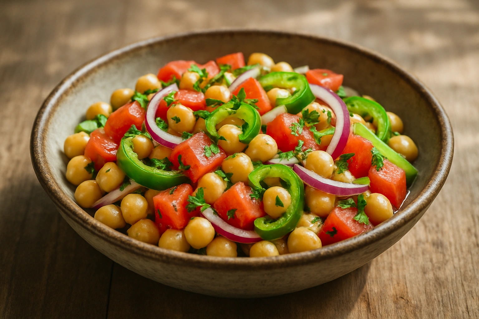 Салата с нахут