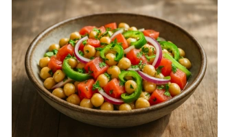 Салата с нахут