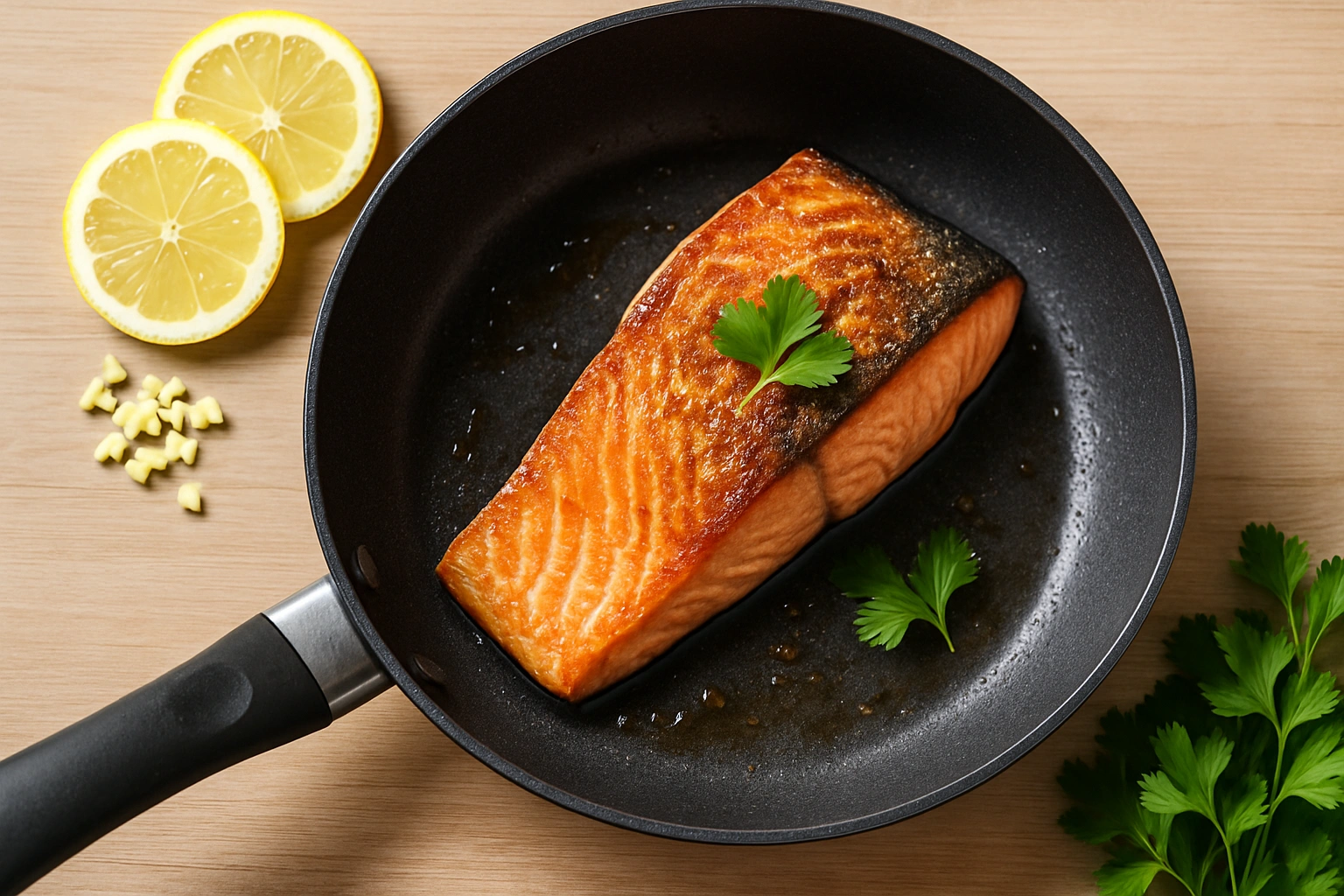 Сьомга на тиган