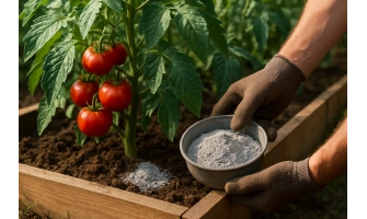 Торене на домати с дървесна пепел