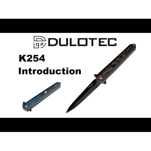 Сгъваем нож Dulotec K254-BK - дръжка от Micarta и 8Cr неръждаема стомана ➤ топ цена ➤ sorbe.bg
