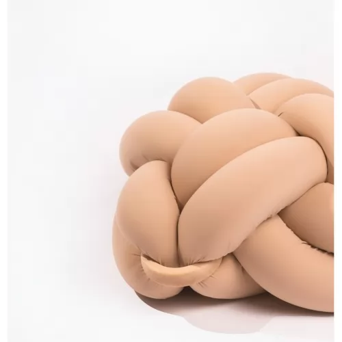 Пуф табуретка бежов микрофибър ➤ топ цена ➤ sorbe.bg