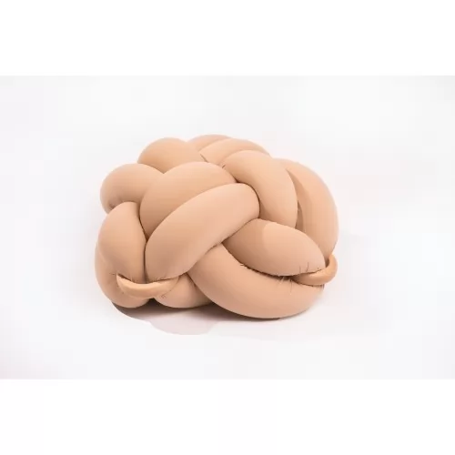 Пуф табуретка бежов микрофибър ➤ топ цена ➤ sorbe.bg