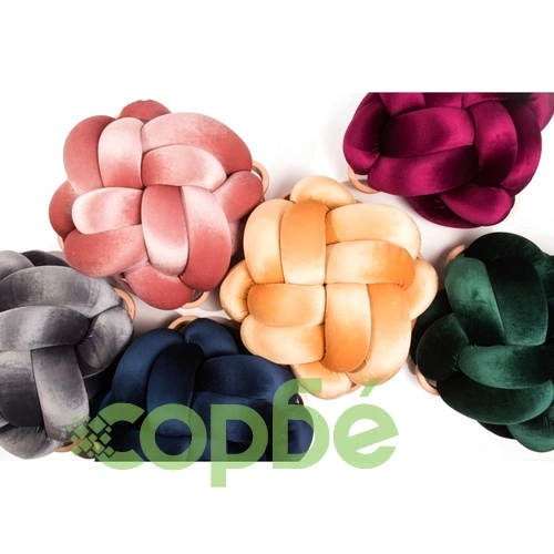 Пуф табуретка сиво кадифе ➤ топ цена ➤ sorbe.bg