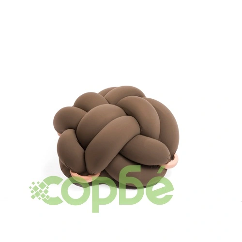 Пуф табуретка зелен микрофибър ➤ топ цена ➤ sorbe.bg