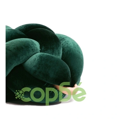 Пуф табуретка зелено кадифе ➤ топ цена ➤ sorbe.bg