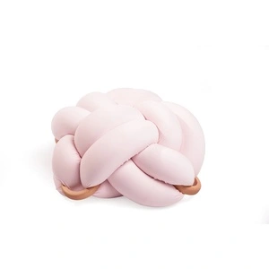 Пуф табуретка микрофибър розова