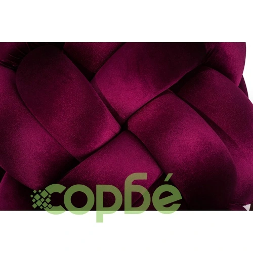 Пуф табуретка лилаво кадифе ➤ топ цена ➤ sorbe.bg