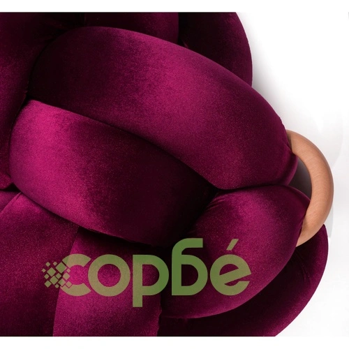 Пуф табуретка лилаво кадифе ➤ топ цена ➤ sorbe.bg