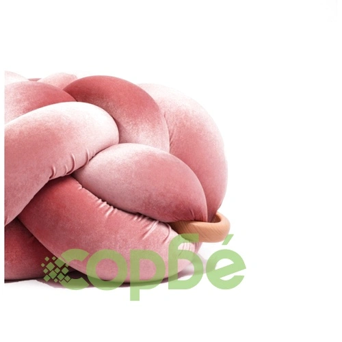 Пуф табуретка розово кадифе ➤ топ цена ➤ sorbe.bg