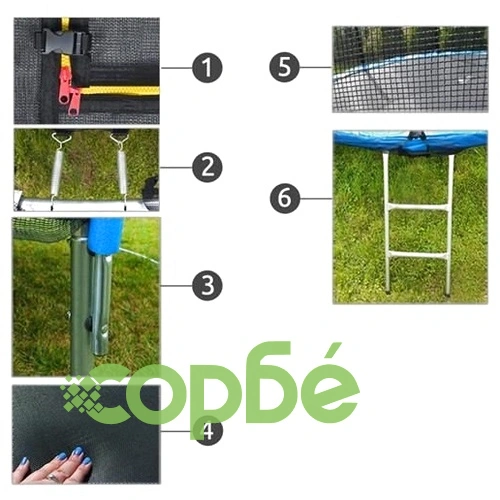 Комплект градински батут 1,83 м (6ft) ➤ топ цена ➤ sorbe.bg