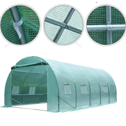 Оранжерия Сорбе Класик 2.0 с 2 врати с армиран найлон 18 кв.м. ➤ топ цена ➤ sorbe.bg