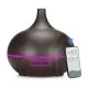 Овлажнител и ароматизатор 400ml капацитет, без тампон, с таймер, LED осветление и дистанционно управление