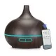 Овлажнител и ароматизатор 400ml капацитет, без тампон, с таймер, LED осветление и дистанционно управление