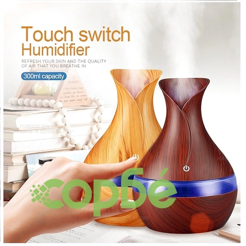 Овлажнител и ароматизатор 300 мл капацитет, USB, с тампон, LED светлини и дистанционно управление ➤ топ цена ➤ sorbe.bg