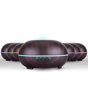 Овлажнител и ароматизатор 400ml капацитет, без тампон, с таймер, LED осветление и дистанционно управление