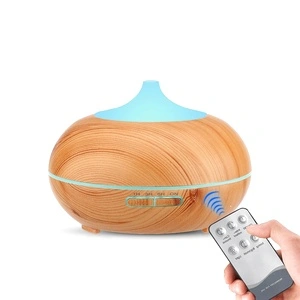 Овлажнител и ароматизатор 400ml капацитет, без тампон, с таймер, LED осветление и дистанционно управление