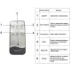 Овлажнител и ароматизатор 400ml капацитет, без тампон, с таймер, LED осветление и дистанционно управление