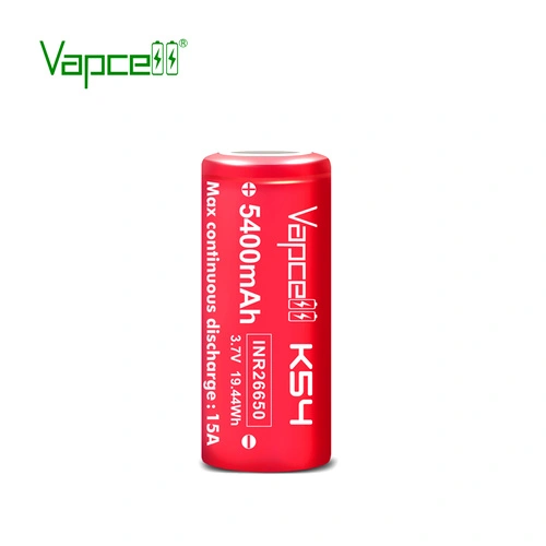Батерия Vapcell K54 26650 5400mАh 15A ➤ топ цена ➤ sorbe.bg